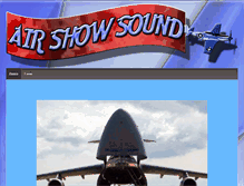 Tablet Screenshot of airshow-sound.com